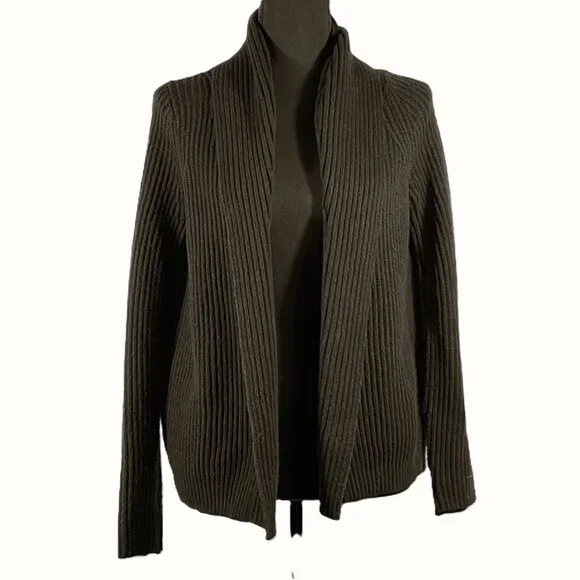 A New Day - Women's - Shawl Collar, Open Cardigan - Black - Size XS - Picture 1 of 6